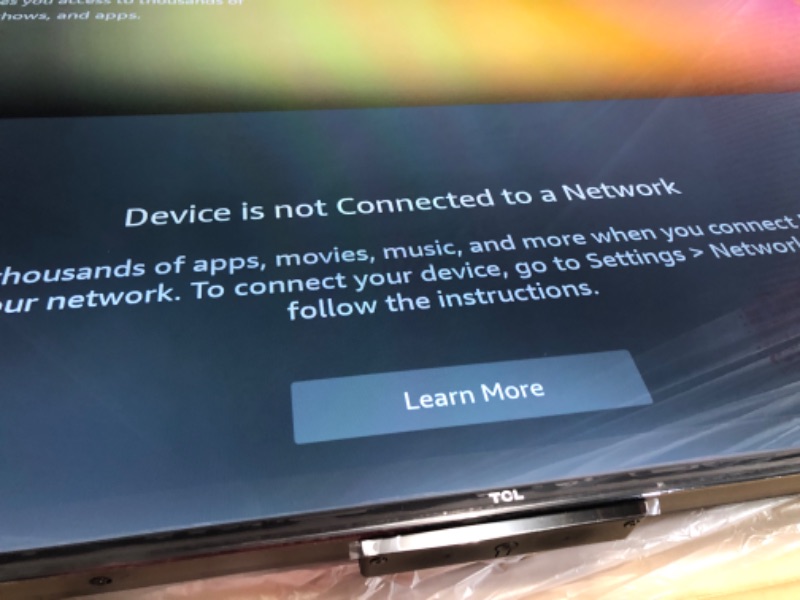 Photo 1 of (MISSING ACCESSORIES) TCL 50-Inch Class S5 UHD 4K LED Smart TV with Fire TV (50S551F