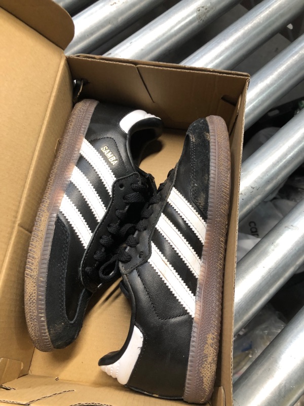 Photo 1 of adidas Samba Indoor Sneaker, Black/White/Gum, 2.5 US Unisex Little Kid