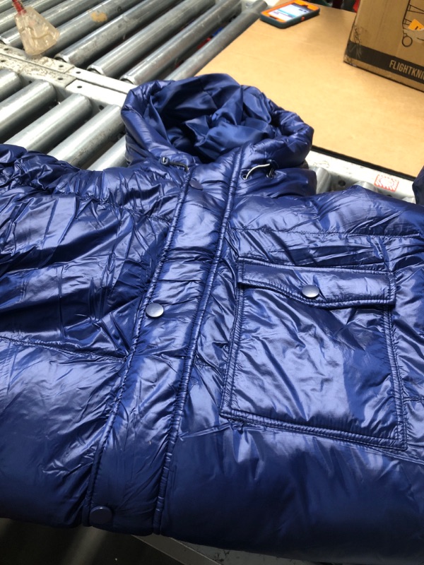 Photo 1 of (BAGGED) COOFANDY Mens Packable Puffer Jacket Zip Up Soft Shell Jacket Casual Jackets for Men