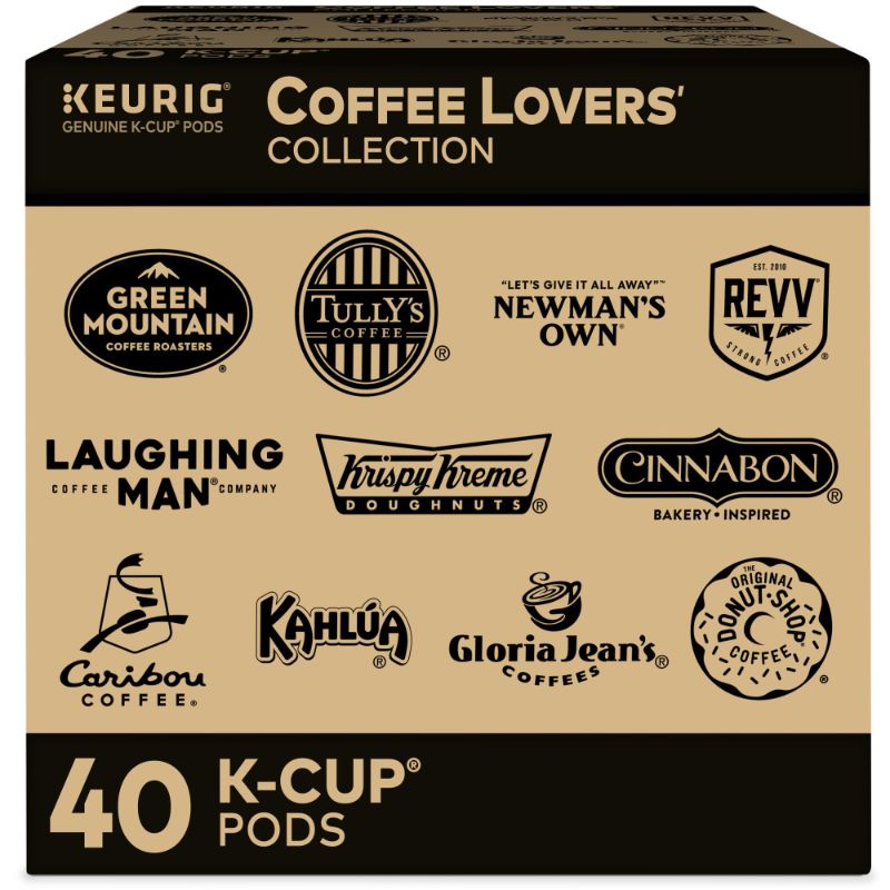 Photo 1 of ***(EXP: 8/8/25 )NONREFUNDABLE*** Keurig Coffee Lovers' Collection Sampler Pack, Single-Serve K-Cup Pods, Compatible with all Keurig 1.0/Classic, 2.0 and K-Café Coffee Makers, Variety Pack, 40 Count