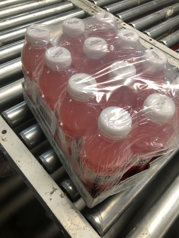 Photo 1 of ***(EXP:4/28/25 )NONREFUNDABLE*** vitaminwater zero sugar shine, electrolyte enhanced water w/vitamins, strawberry lemonade drinks, 20 fl oz, 12 Pack