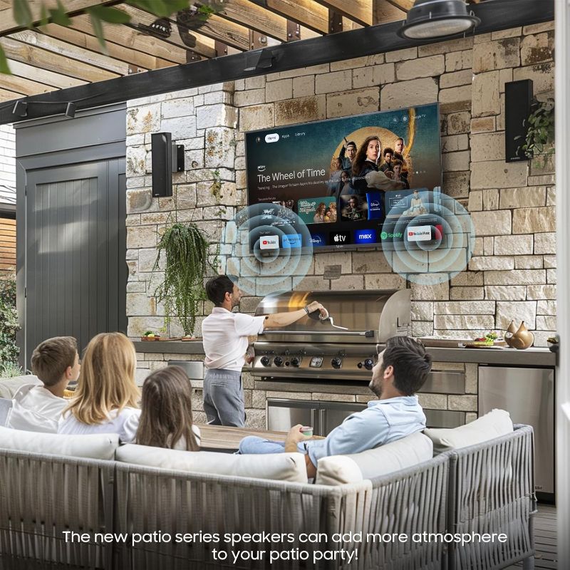 Photo 1 of *** (MISSING ACCESSORIES) SYLVOX 43 Inch Outdoor Smart Television Weatherproof Google TV, 4K 700NIT High Brightness Temperature Resistant IP55 Waterproof
