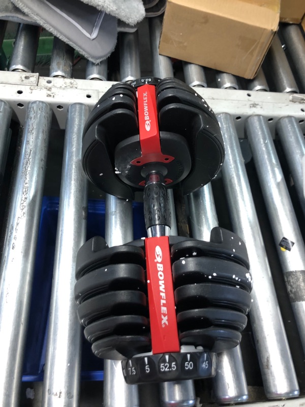 Photo 1 of ***MISSING BASES - SEE PICTURES***
2 Pack of BowFlex SelectTech 552 Adjustable Dumbbells, From 5 to 52,5 lb