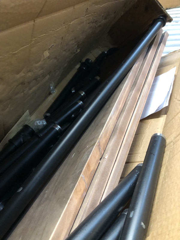 Photo 1 of ***HEAVILY USED - COVERED IN SCRATCHES - SEE PICTURES - INCOMPLETE***
WGX Design For You Industrial Pipe Clothing Rack Wood Garment Rack Pipeline Vintage Rolling Rack On Wall?Black?