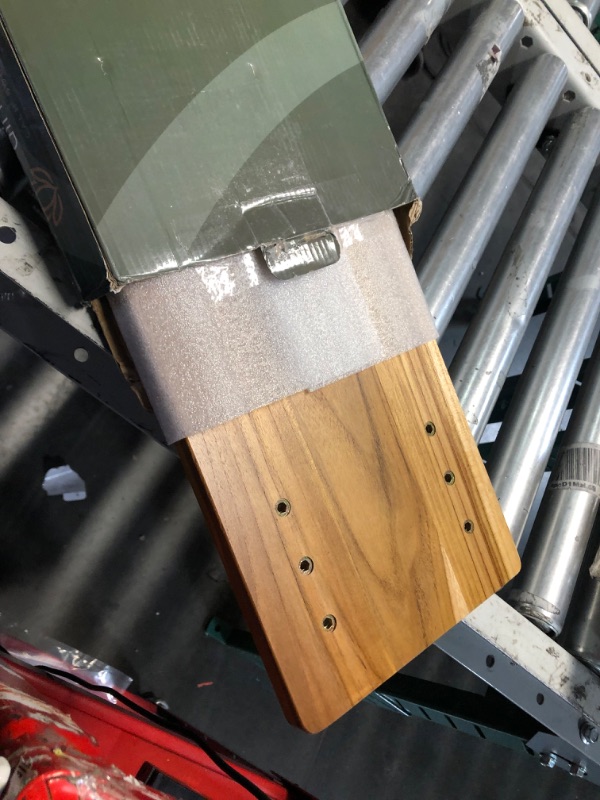 Photo 1 of ***(MISSING PARTS)***
Superior Teak Bathtub Tray for Standard Tubs - Towel & Gift Box Bundle - Sustainable Minimalist Wood Bath Tray for Tub - Anti-Slip Bath Table Tray - Bath Caddy 29 in.