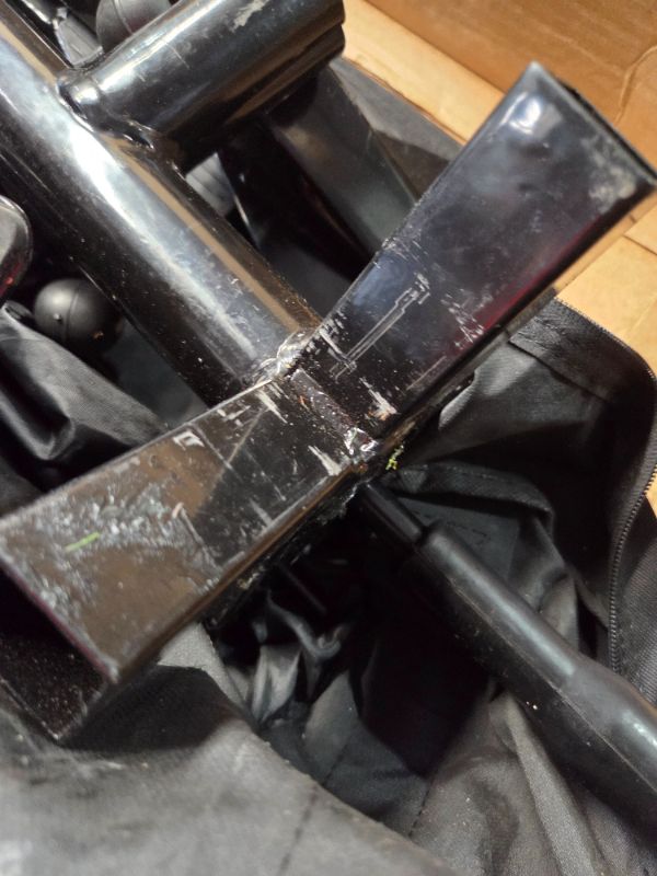Photo 1 of ***HEAVILY USED - SCUFFED AND SCRAPED - LIKELY MISSING PARTS - UNABLE TO VERIFY FUNCTIONALITY***
SKLZ Hurricane Batting Swing Trainer for Baseball & Softball - Durable Swing Arm - 4 Power Band System - High-Visibility, Anti-Dent Target Ball Head - Screw-i