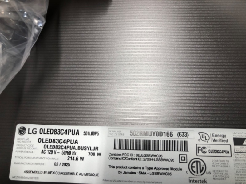 Photo 1 of ***ITEM TESTED FOR POWER, UNABLE TO TEST FURTHER***
TCL - 75" Class QM7-Series 4K UHD HDR QD-Mini LED Smart Google TV (2024)