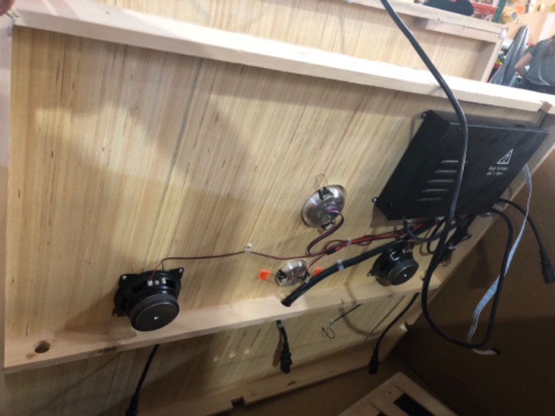 Photo 1 of ******PICKUP TRAILER ONLY******UNABLE TO TEST ***** POWER CORD MISSING**** GarveeLife 2024 Upgrade 2 Person Sauna, Low EMF 6 Heating Plate Infrared Physical Therapy Wooden Dry Steam Sauna with MP3 Auxiliary Connection, Dual Controls, Iron Shirt Wall Plate