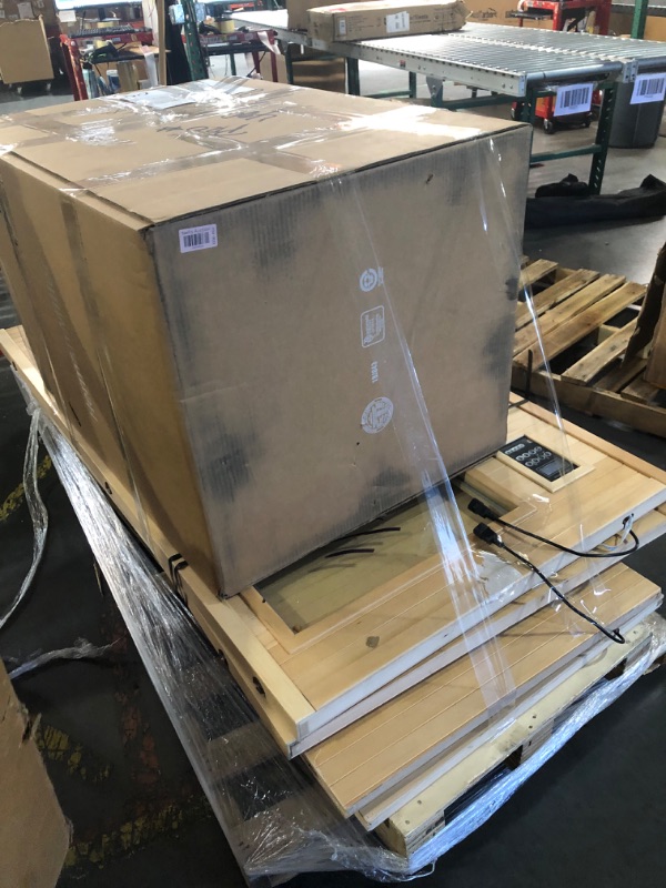 Photo 1 of ******PICKUP TRAILER ONLY******UNABLE TO TEST ***** POWER CORD MISSING**** GarveeLife 2024 Upgrade 2 Person Sauna, Low EMF 6 Heating Plate Infrared Physical Therapy Wooden Dry Steam Sauna with MP3 Auxiliary Connection, Dual Controls, Iron Shirt Wall Plate
