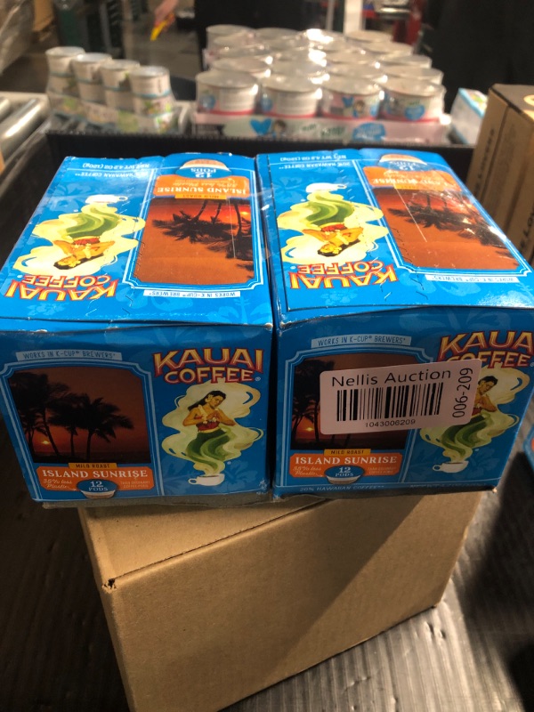 Photo 1 of ***(EXP:06/2025**** )NONREFUNDABLE***Kauai Coffee Island Sunrise Mild Roast - Compatible with Keurig Pods K-Cup Brewers, 12 Count (Pack of 2)