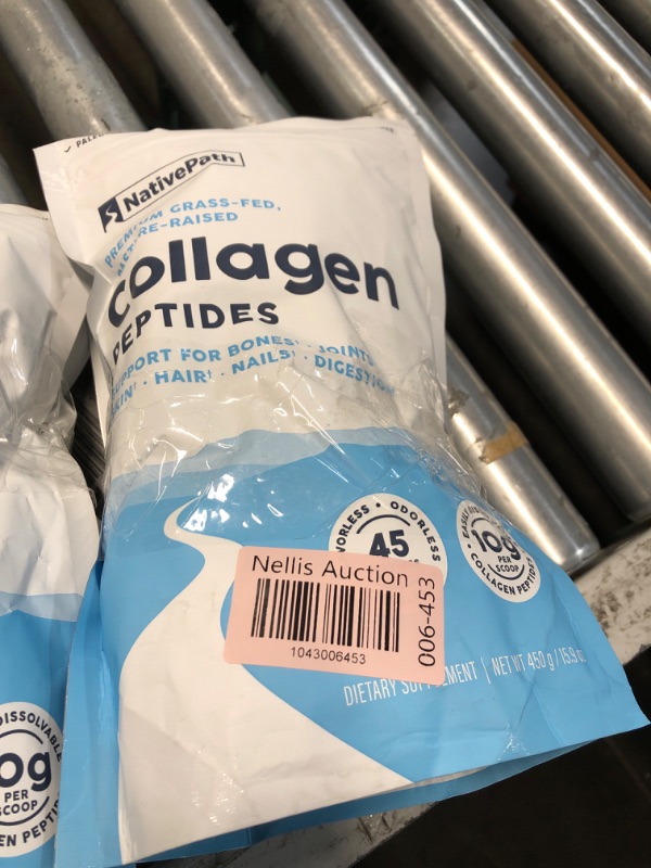 Photo 1 of ***(EXP:07/2026**** )NONREFUNDABLE***NativePath Collagen Peptides Protein - Hydrolyzed Type 1 & 3 Collagen Powder for Skin, Hair, Nails - 19.8 oz (56 Servings)