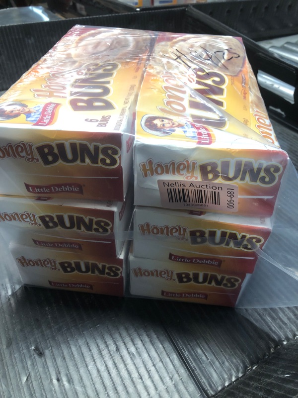 Photo 1 of ***(EXP: 04/14/25**** )NONREFUNDABLE***Little Debbie Honey Buns, 36 Individually Wrapped Breakfast Pastries (6 Boxes)