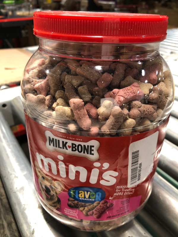 Photo 1 of ***(EXP: )NONREFUNDABLE***
Exp-03-19-2025
Milk-Bone Flavor Snacks Dog Treats Mini 36 Ounce