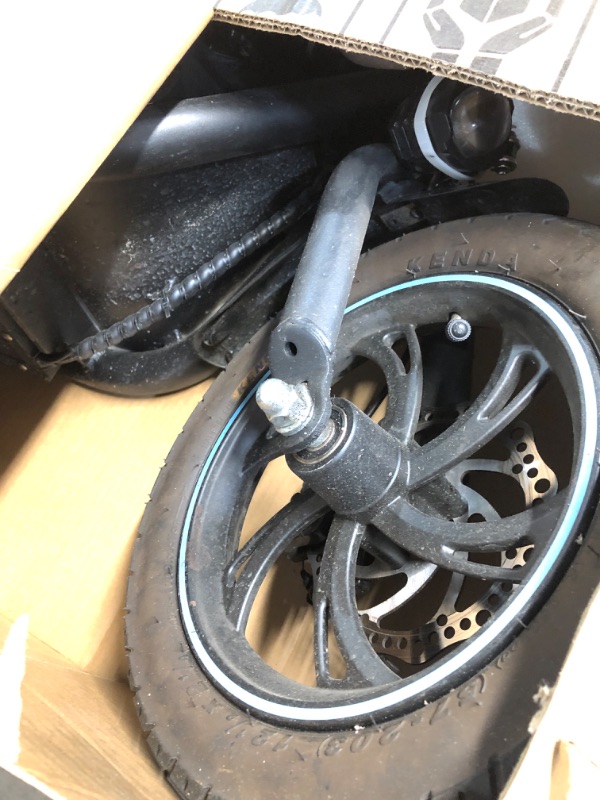 Photo 1 of ***very dirty***
Gyroor Electric Scooter with Seat, 450W Powerful Motor up to 25 Miles Range, Foldable Scooter for Adult Max Speed 18.6Mph, Commuter Electric Scooter with Basket