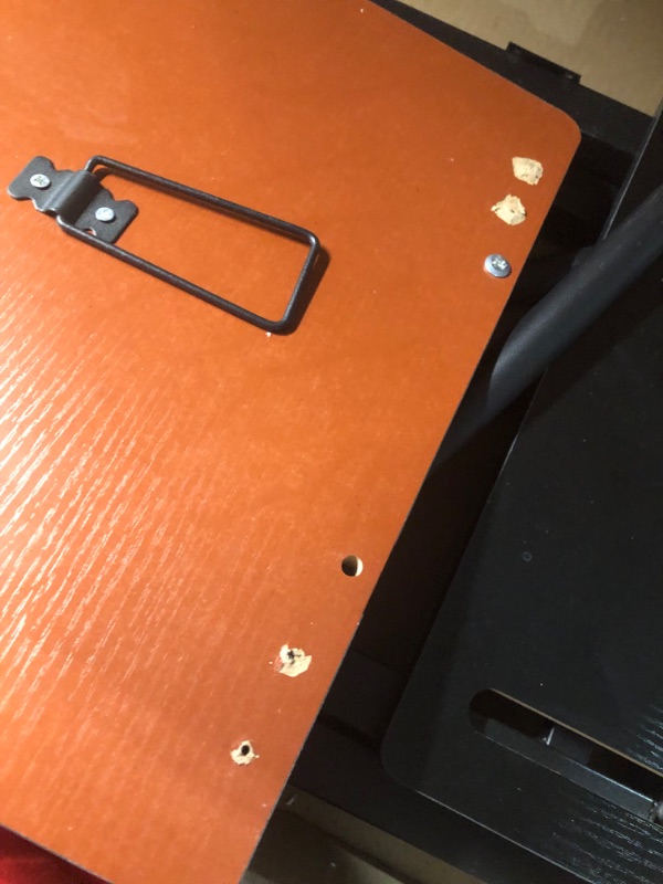 Photo 1 of ***NONREFUNDABLE - MAJOR DAMAGE - FOR PARTS ONLY - SEE COMMENTS***
KOMOREBI Overbed Table with Wheels Laptop Desk Cart Table Over The Bed Table Adjustable Height and Length for Hospital and Home use