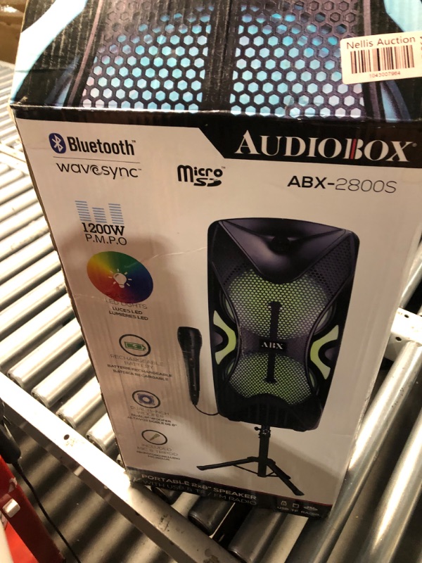Photo 1 of AudioBox ABX-284 8 Dual Speaker w/ USB & Radio NIB
