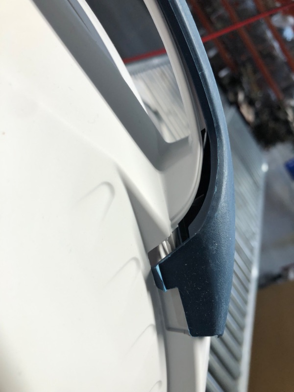 Photo 1 of ***USED - MAJOR DAMAGE - CRACKED - SEE PICTURES***
Lasko Wind Machine Air Circulator Floor Fan, 3 Speeds, Pivoting Head for Large Spaces, 20", 3300, White