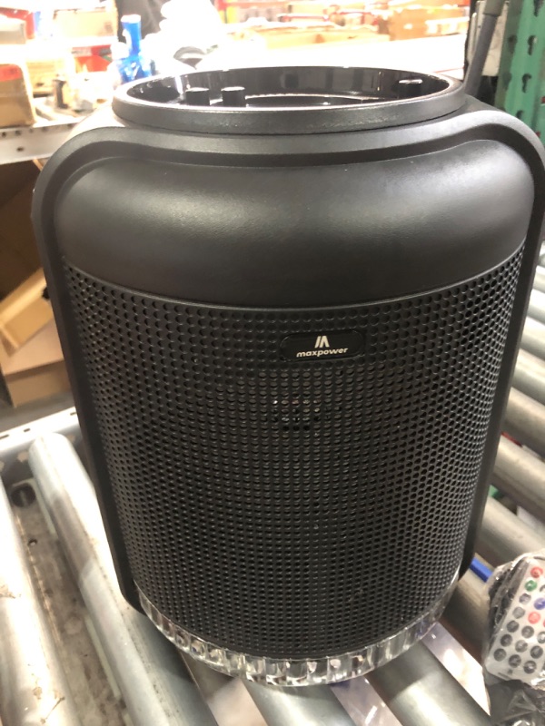 Photo 1 of (no microphone)Max Power 8" Portable Bluetooth Speaker
