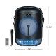 Photo 1 of (no microphone)Max Power 8" Portable Bluetooth Speaker
