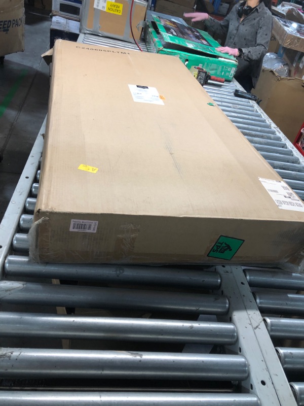 Photo 1 of Amazon Basics Outdoor Patio Storage Box 150 Gallon Deck Box, Waterproof and Weather-resistant, Furniture Cushions Garden Tools, Brown