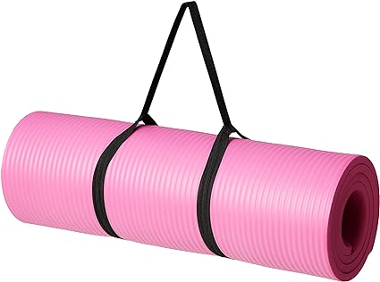 Photo 1 of ***STOCK PHOTO REFERENCE ONLY*** Gaiam Yoga Mat Classic Print Non Slip Exercise & Fitness Mat for All Types of Yoga, Pilates & Floor Workouts, Pink Marrakesh, 4mm, 68"L x 24"W x 4mm Thick