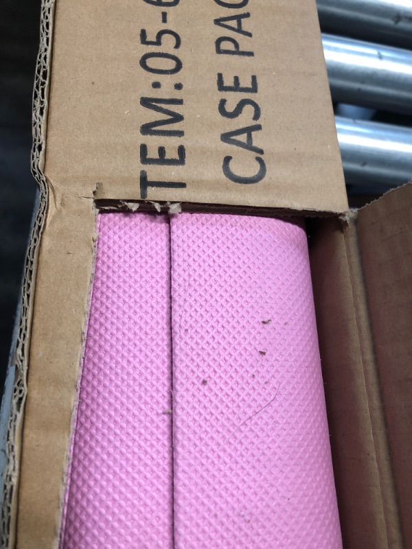 Photo 1 of ***STOCK PHOTO REFERENCE ONLY*** Gaiam Yoga Mat Classic Print Non Slip Exercise & Fitness Mat for All Types of Yoga, Pilates & Floor Workouts, Pink Marrakesh, 4mm, 68"L x 24"W x 4mm Thick