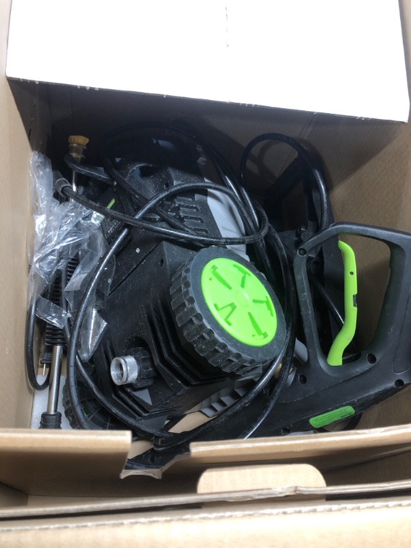 Photo 1 of (item leaks water) (sold for parts)(repair) Pressure Washer, 4800PSI 3.0 GPM Max Electric Power Washer with Foam Cannon 48FT Total Long High Pressure Washer for Cars