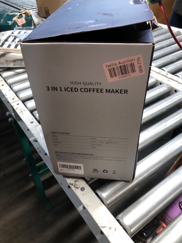 Photo 1 of ***(HEAVILY USED)***
SHARDOR Single Serve Coffee Maker 2.0, Hot and Iced Coffee Machine for K Cup Pods & Ground Coffee, 6 to 14 oz Brew Sizes, 50 oz Removable Water Tank, Bold Brew Setting, Stainless Steel, Black