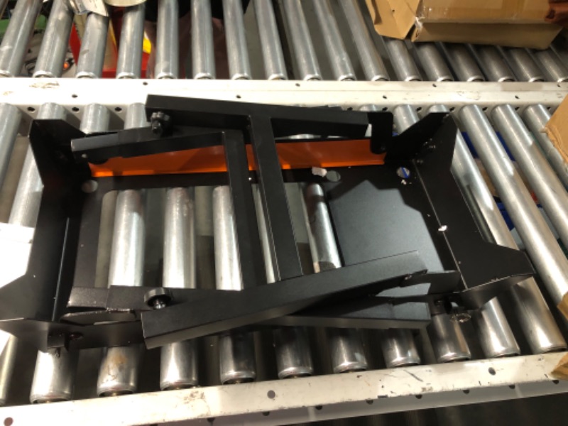 Photo 1 of ***INCOMPLETE - MISSING SIDE SHELF AND VARIOUS OTHER PARTS - SEE PICTURES***
Blackstone 5013 Collapsible 17” and 22” Tabletop Griddle Stand with Adjustable Legs and a Removable Side Shelf, Powder Coated Steel, Black