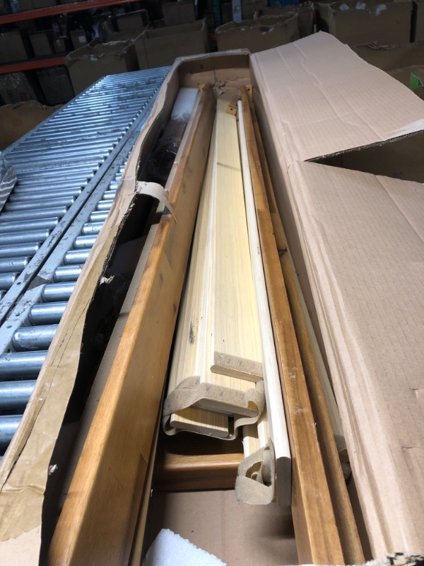 Photo 1 of ***(PARTS ONLY/ NON REFUNDABLE/ NO RETURNS OR REFUNDS)***
ZINUS Allen Mid Century Wood Platform Bed Frame, Solid Wood Foundation, Wood Slat Support, No Box Spring Needed, Easy Assembly, full size

