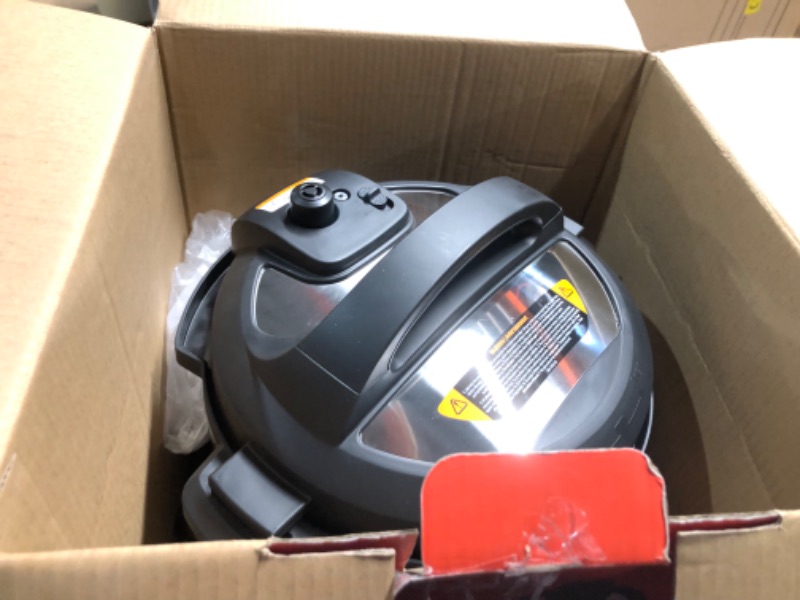 Photo 1 of ***DAMAGED - HUGE DENT - POWERS ON - UNABLE TO TEST FURTHER - SEE PICTURES***
Instant Pot Duo 7-in-1 Electric Pressure Cooker, Slow Cooker, Rice Cooker, Steamer, Sauté, Yogurt Maker, Warmer & Sterilizer, Includes App With Over 800 Recipes, Stainless Steel