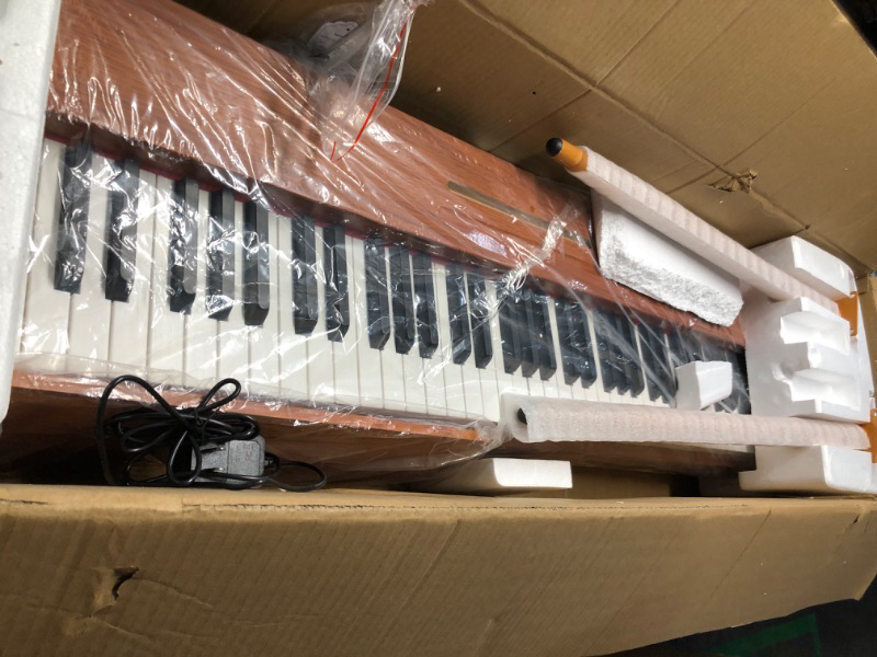 Photo 1 of (Blown speaker)MOSEN Digital Piano 88 Key Weighted Keyboard, Full-size Electric Piano for Beginners, Hammer Action Piano Keyboard, 