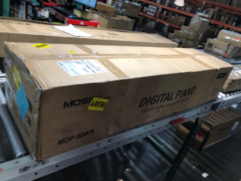 Photo 1 of (Blown speaker)MOSEN Digital Piano 88 Key Weighted Keyboard, Full-size Electric Piano for Beginners, Hammer Action Piano Keyboard, 