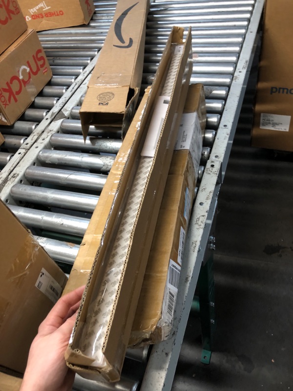 Photo 1 of LazBlinds No Tools No Drill Cordless Roller Shades, 100% Blackout Roller Blinds for Windows, Thermal Insulated UV Protection Waterproof Roll Up Window Blinds and Shades, 32'' W x 72'' H, White