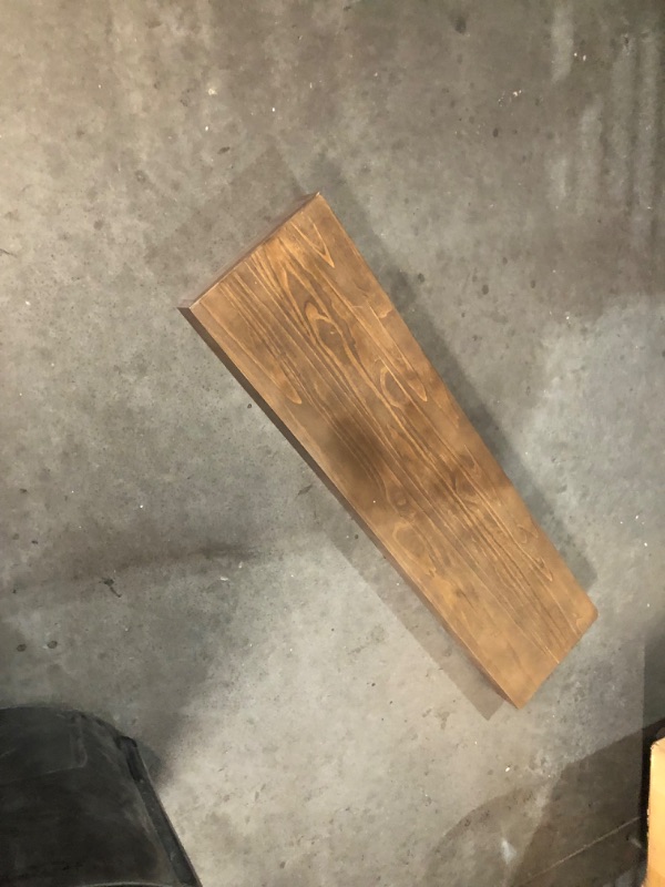 Photo 1 of ***INCOMPLETE - DAMAGED - SEE COMMENTS***
Plank+Beam Solid Wood Console Table, 46.25 Inch, Sofa Table, Narrow Entryway Table for Hallway, Behind The Couch, Living Room, Foyer, Easy Assembly, Walnut