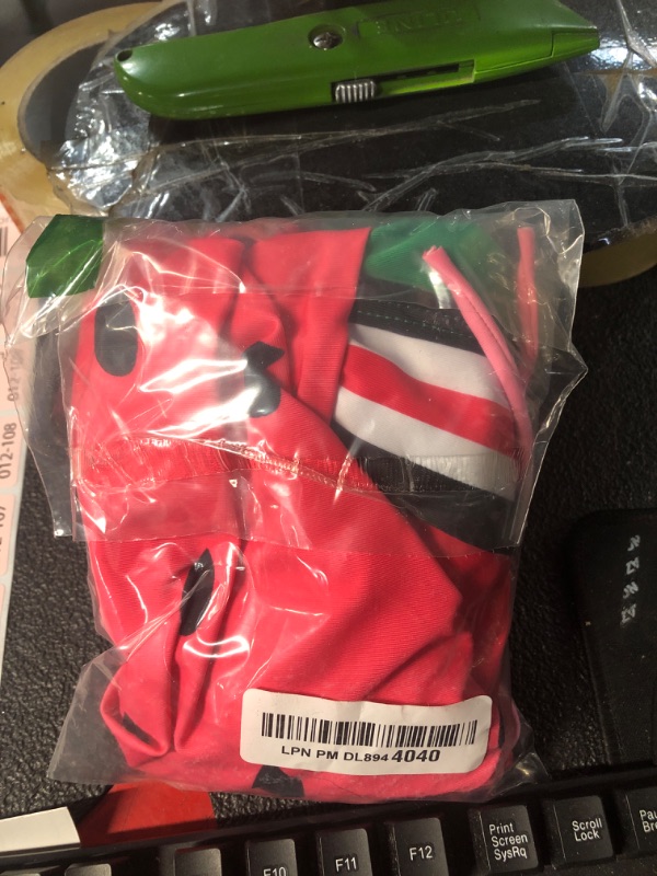 Photo 1 of BFUSTYLE Girls Swimsuit Fruit Hawaiian Beach Bathing Suit for Kids One Piece Swimwear 4-11 Years Watermelon