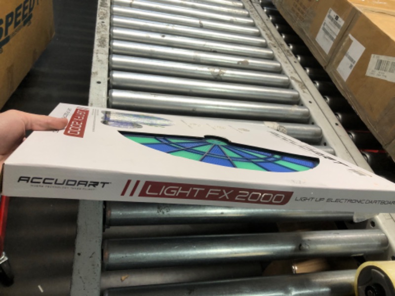 Photo 1 of ***(NO RETURNS OR REFUNDS/ FOR PARTS ONLY/ NON FUNCTIONAL)***
Accudart Light FX 2000 Electronic Dartboard with Vibrant LED Light Displays