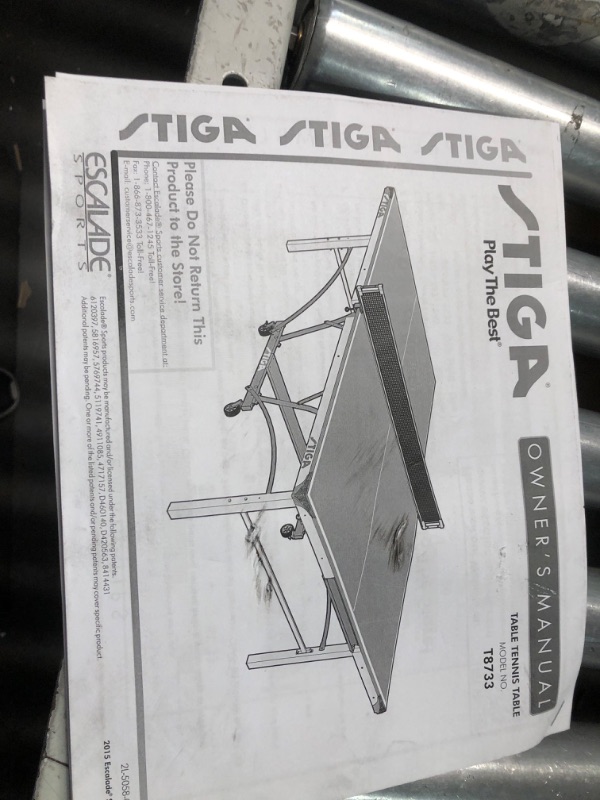 Photo 1 of **TRUCK / TRAILER PICK UP ONLY**
Stiga ST3100 Indoor Table Tennis Table
