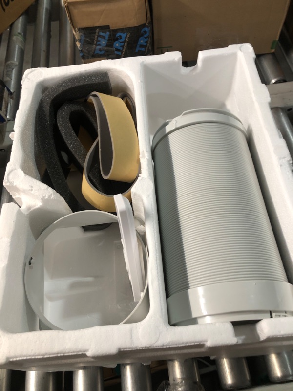 Photo 1 of ***ITEM TESTED FOR POWER, UNABLE TO TEST FURTHER***BLACK+DECKER Smart Portable Air Conditioner, 14,000 BTU ASHRAE 128 (10,000 BTU DOE) for Rooms up to 700 Sq. Ft., Smart Portable AC with Follow Me Remote and Window Kit, BPACT14WT, White