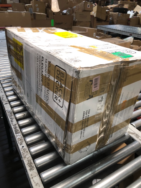 Photo 1 of ***ITEM TESTED FOR POWER, UNABLE TO TEST FURTHER***BLACK+DECKER Smart Portable Air Conditioner, 14,000 BTU ASHRAE 128 (10,000 BTU DOE) for Rooms up to 700 Sq. Ft., Smart Portable AC with Follow Me Remote and Window Kit, BPACT14WT, White