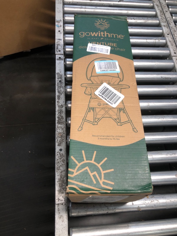 Photo 1 of Baby Delight Go with Me Venture Portable Chair | Indoor and Outdoor | Sun Canopy | 3 Child Growth Stages | Teal