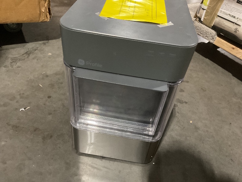 Photo 1 of GE Profile Opal 2.0 with 0.75 Gallon Tank, Chewable Crunchable Countertop Nugget Ice Maker, Scoop included, 38 lbs in 24 hours, Pellet Ice Machine with WiFi & Smart Connected, Stainless Steel