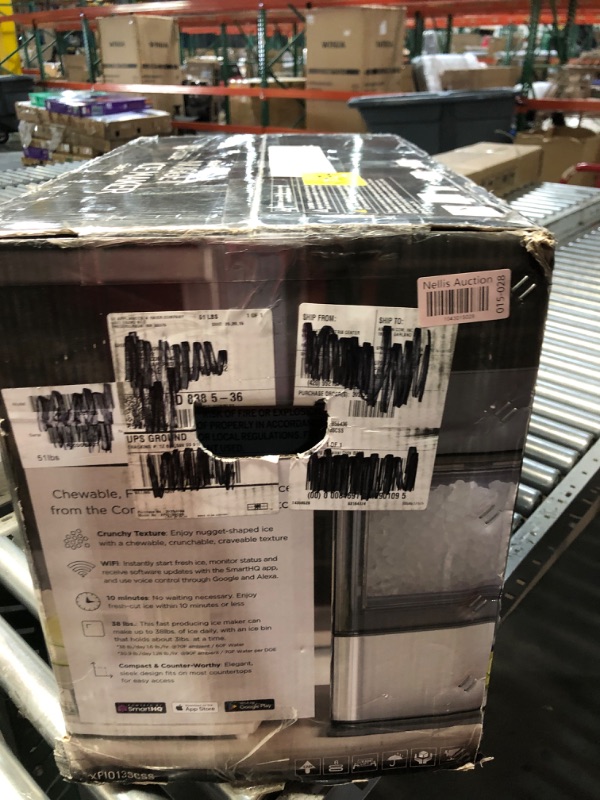 Photo 1 of GE Profile Opal 2.0 with 0.75 Gallon Tank, Chewable Crunchable Countertop Nugget Ice Maker, Scoop included, 38 lbs in 24 hours, Pellet Ice Machine with WiFi & Smart Connected, Stainless Steel