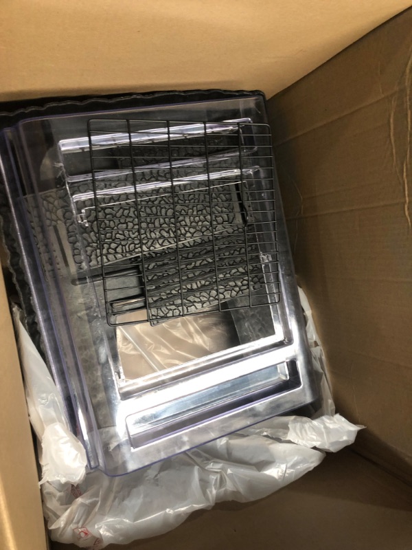 Photo 1 of PENN-PLAX Reptology Turtle Topper – Above Tank Basking Platform That Safely Mounts to Standard Size Tanks Including 10g, 20L, 20H, 29g, up to 55 Gallons and 13” Wide – Black Color (REP600)