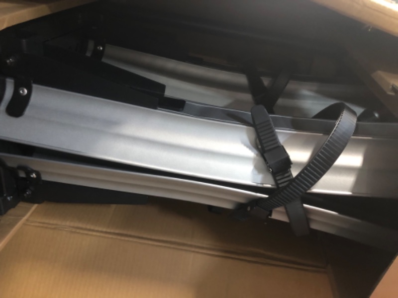 Photo 1 of Electric 2-Bike Rack Hitch, Foldable Quick Release Smart Tilting 2" Hitch Mounted Ebike Carrier with Wheels, Lightweight Platform style for Car Truck SUV, 200 lbs Capacity Fits up to 5 Inches Fat Tire