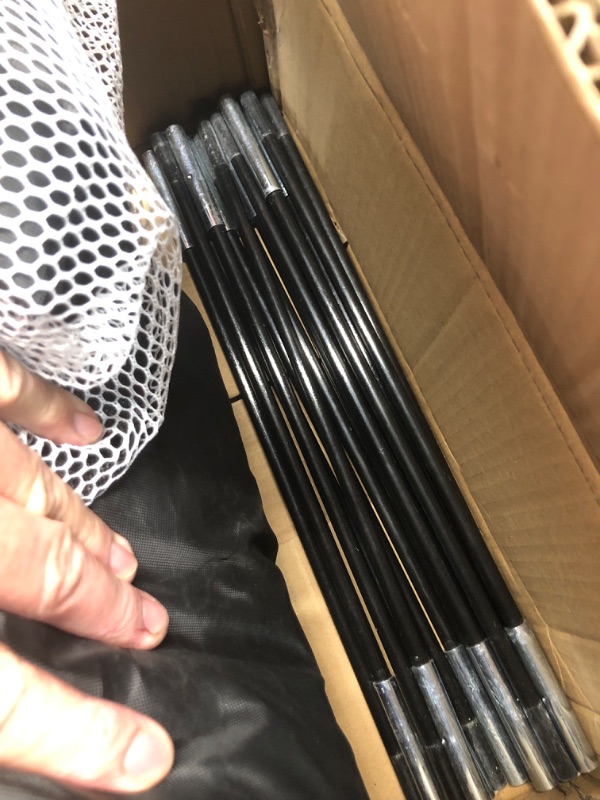 Photo 1 of ***DAMAGED - NET TORN - STRAPS BROKEN - LIKELY MISSING PARTS - SEE PICTURES***
Golf Net: 10x7ft Golf Practice Net with Heavy Base Dual-Turf Golf Mat, All-in-One Mult-Target Golf Hitting Net, Golf Chipping Training Nets for Backyard Driving, Gifts for Men/