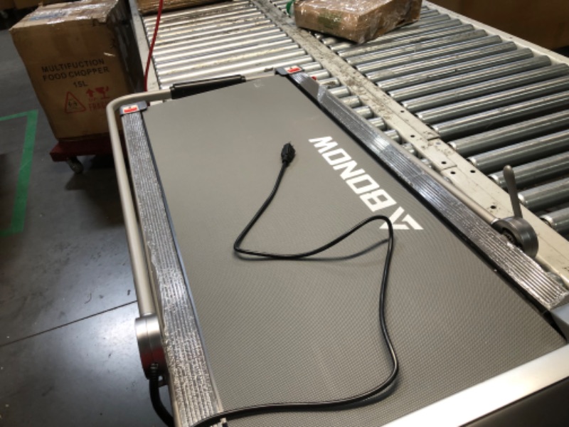 Photo 1 of ***NONREFUNDABLE - FOR PARTS ONLY - SEE COMMENTS***
Abonow Treadmill with Incline,3.0HP Walking Pad with Handle Bar,Under Desk Walking Pad,300 lbs Capacity 2 in 1 Folding Treadmills with Speaker,Remote Control and LED Display,Easy to Fold