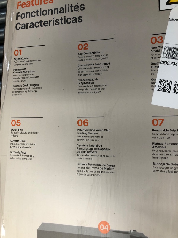 Photo 1 of Masterbuilt®710 WiFi Digital Smoker, Vertical Design, 711 Cooking Sq. Inches, 4 Chrome Coated Smoking Racks, Wood Chip Loader, Electric Fuel Source to Plug in and Start Cooking, Black Model MB20070924