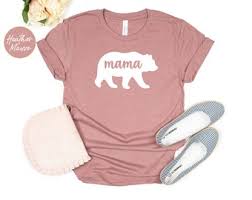 Photo 1 of ***STOCK PHOTO REFERENCE ONLY***WOMEN'S Mama Bear T-Shirt SIZE SMALL PINK