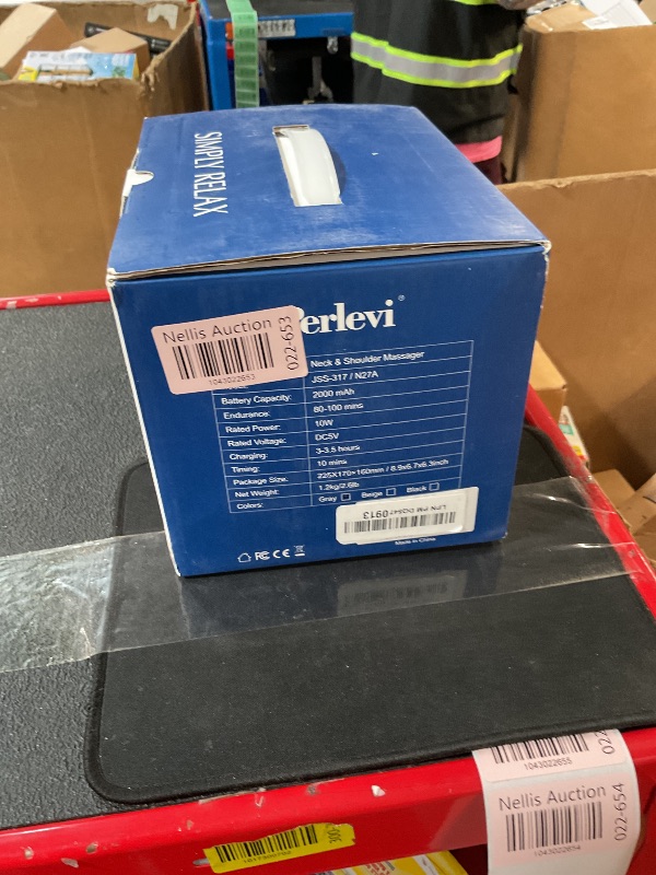 Photo 1 of ***(PARTS ONLY/ NON REFUNDABLE/ NO RETURNS OR REFUNDS)***
PERLEVI Neck and Shoulder Massager for Pain Relief Deep Tissue-Shiatsu Deep Kneading Massager with Heat to Relieve Neck Shoulder Back Waist Leg Muscle Soreness Fatigue-Relaxation